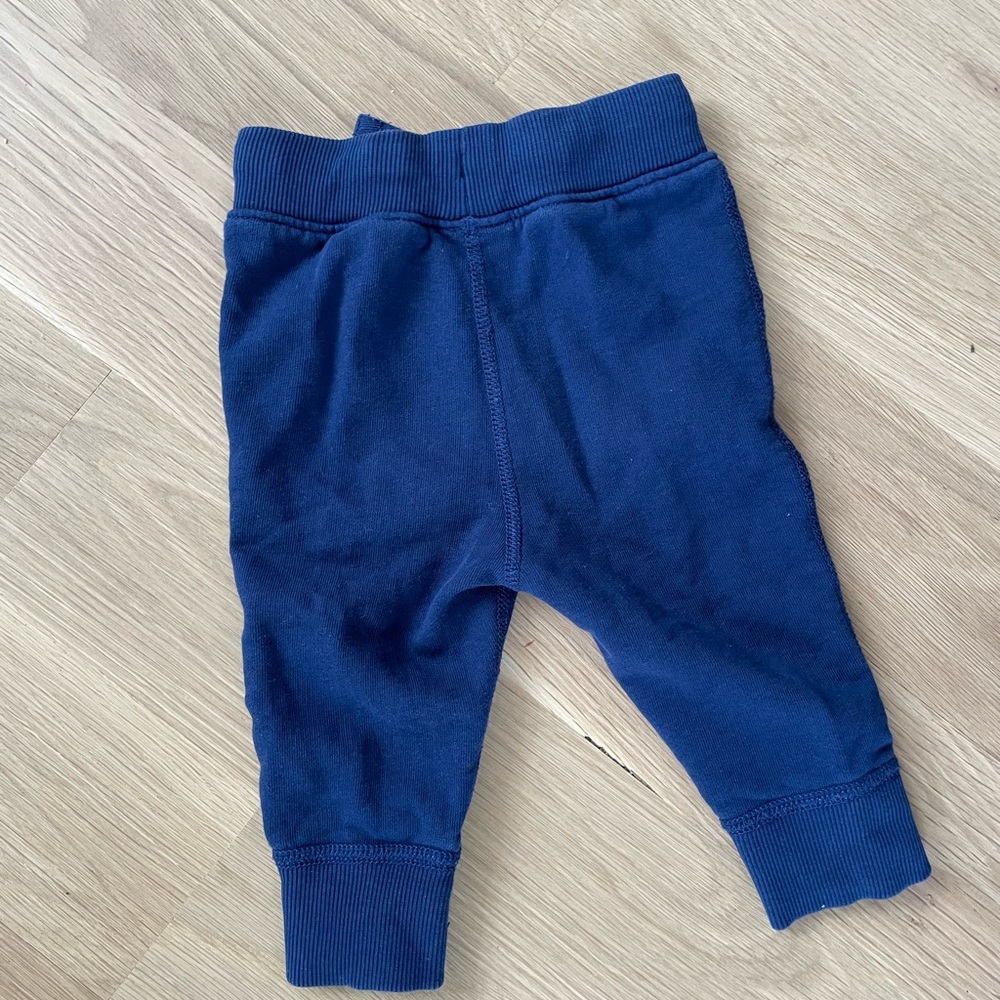 EUC Hanna Andersson cotton joggers size 6-12 months